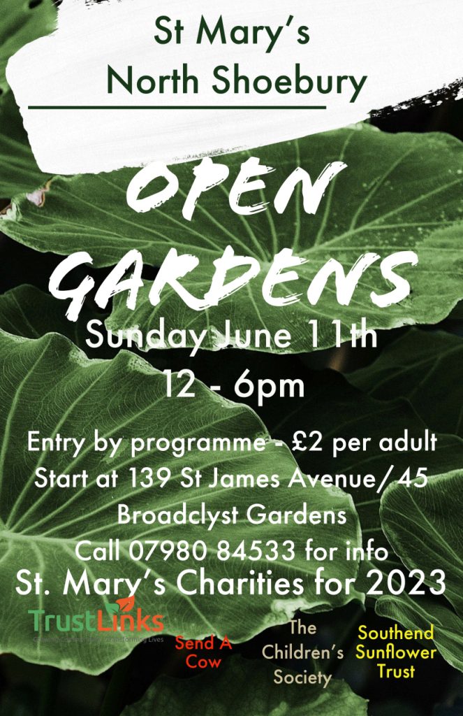 St Mary's Open Gardens - Charity Fundraising | St Mary the Virgin North ...